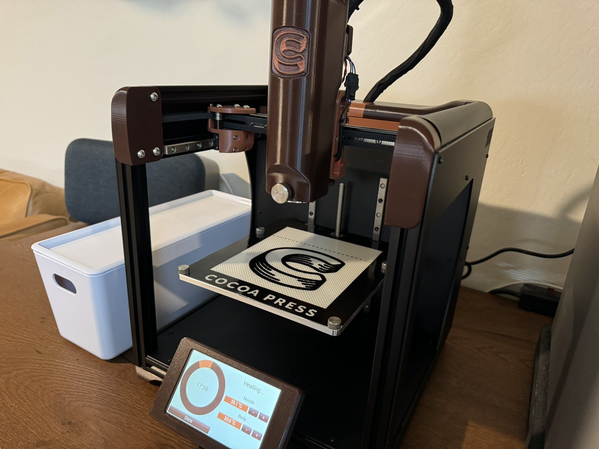 Alternative view of completed Cocoa Press