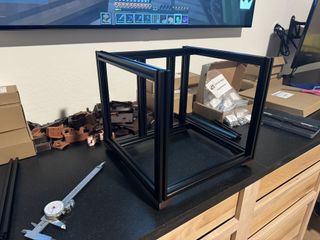 Alternative view of Cocoa Press frame assembly