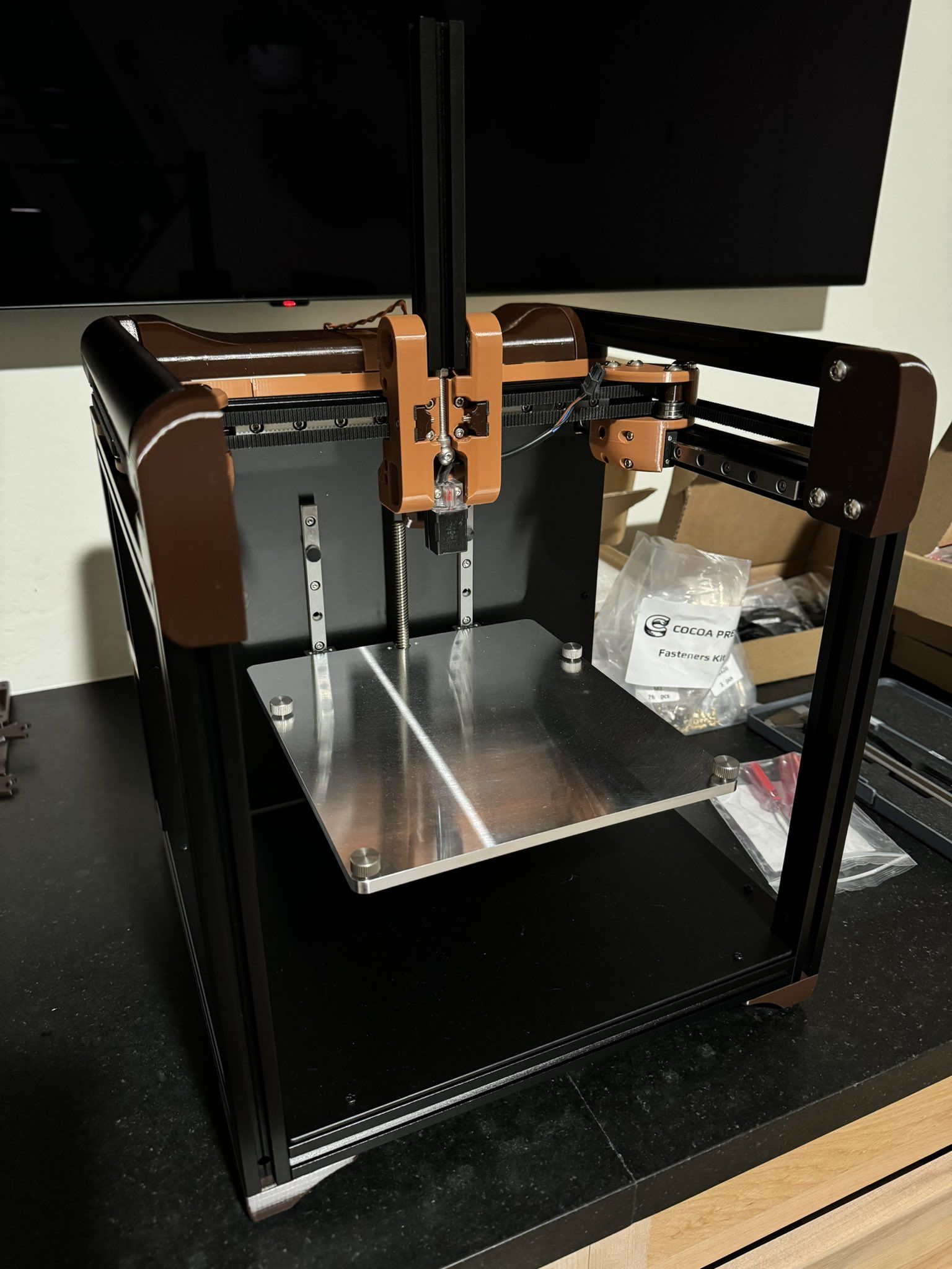 Cocoa Press without toolhead showing internal components